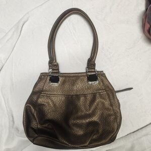 RosettiFaux Vegan Leather Purse/Shoulder BagBronze-ish Metallic Looking Brown